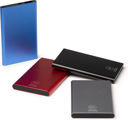 KARNA Power Bank 4000mAh with USB-A Port Red view 4