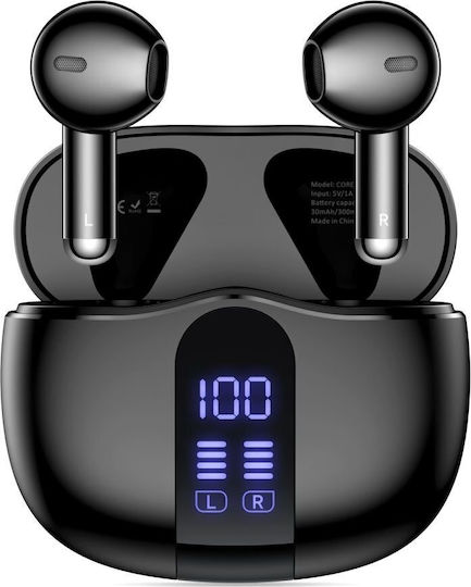 Tech-Protect Ultraboost Core G2 In-ear Bluetooth Handsfree Earphones with Charging Case Black view 2