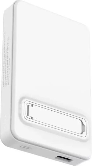 Wozinsky WLWP-10KA0Y3WS Power Bank 10000mAh 22.5W with USB-A Port and USB-C Port Power Delivery White vue 9
