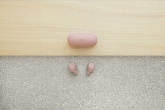 Sony WF-C710N In-ear Bluetooth Handsfree Earphones with Sweat Resistance and Charging Case Pink vue 6