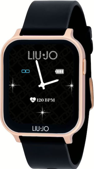 Liu Jo Voice Energy Stainless Steel Smartwatch with Heart Rate Monitor (Rose Gold/Black) view 1