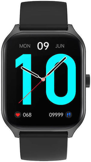 Colmi P60 Smartwatch with Heart Rate Monitor (Black) view 3