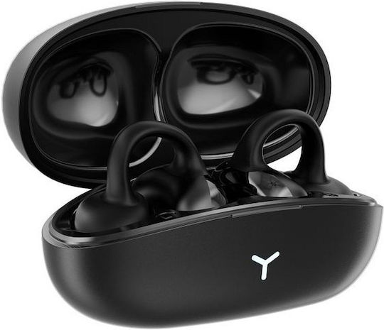 Wiwu Pandora T17 Open Ear Bluetooth Handsfree Earphones with Charging Case Black vue 2