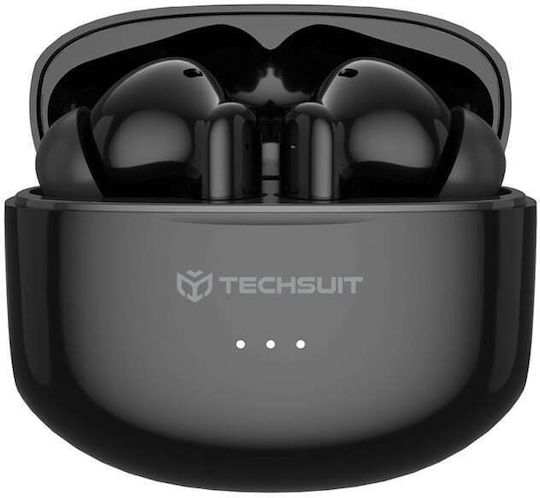 Techsuit CW1 In-ear Bluetooth Handsfree Earphones Black दृश्य 6