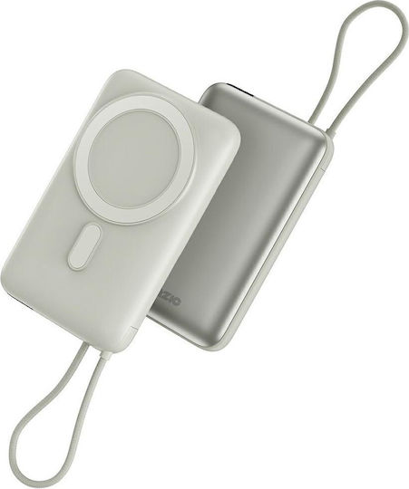 Energea Bazic Fusion Mag MagSafe Power Bank 10000mAh 15W with USB-C Port Power Delivery Gray