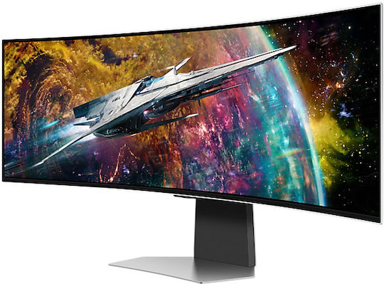 Samsung Odyssey G9 49CG954SU Ultrawide OLED HDR Curved Gaming Monitor / Smart Monitor 49" 5120x1440 240Hz with Response Time 0.03ms GTG view 2
