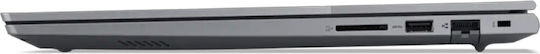 Lenovo ThinkBook 16 G6 IRL 16" IPS FHD+ (i5-1335U/16GB/512GB SSD/W11 Home) Arctic Grey (US Keyboard) vue 6