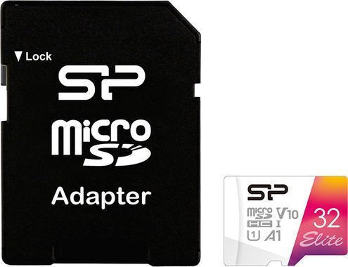 Silicon Power Elite SDHC 32GB U1 V10 A1 UHS-I 100MB/s with Adapter vue 2
