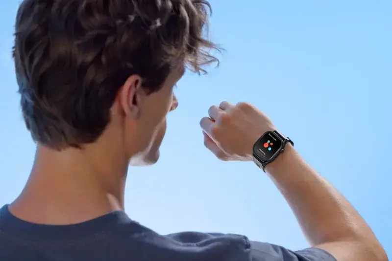 Kospet Magic P10 Stainless Steel Smartwatch with Heart Rate Monitor (Black) view 4