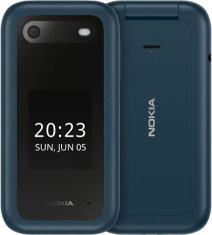 Nokia 2660 Flip Dual SIM (48MB/128MB) Mobile with Buttons Blue view 1