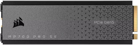 Corsair MP700 PRO SE SSD 4TB M.2 Type with PCI Express 5.0 Connection PS5 Compatible CSSD-F4000GBMP700PROS