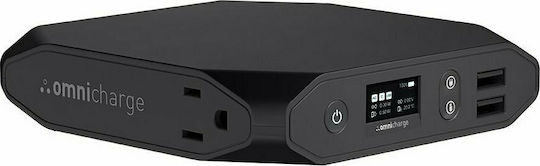 Omnicharge Omni20+ Power Bank 20400mAh with 3 USB-A Ports and USB-C Port Quick Charge 3.0 Black vista 7
