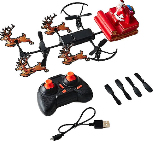 Thumbs Up Flying Santa Drone without Camera görünüm 3