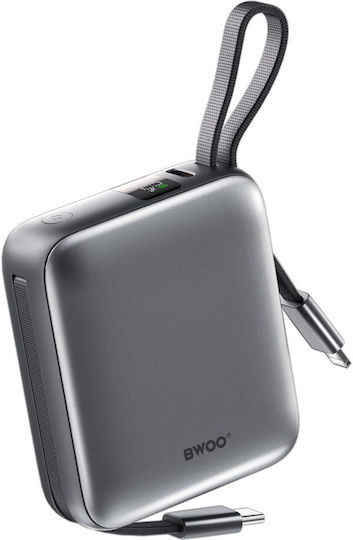 BWOO P73 Power Bank 10000mAh 22.5W with USB-C Port Black Ansicht 2