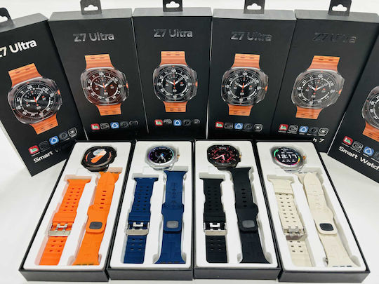 Z7 Ultra Smartwatch with Heart Rate Monitor (Orange) view 6