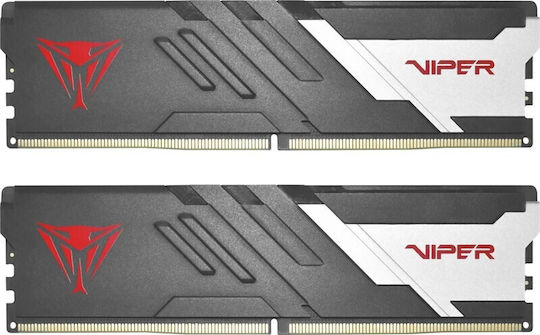 Patriot Viper Venom RGB DDR5 32GB RAM with 2x16GB Modules and Speed 6600 for Desktop PVV532G660C34K