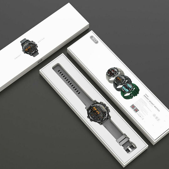 XO H32 46mm Smartwatch with Heart Rate Monitor (Black) view 3