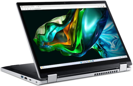 Acer Aspire 3 Spin A3SP14-31PT-39P6 14" IPS FHD Touchscreen (i3-N305/8GB/256GB SSD/W11 S) Silver (UK Keyboard) view 8