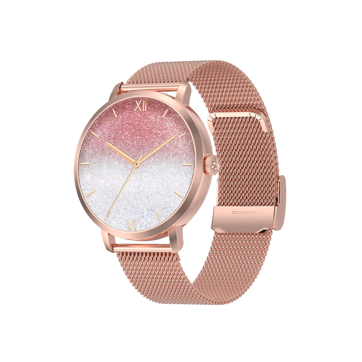 DTS Aluminium Smartwatch with Heart Rate Monitor (Gold)