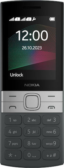Nokia 150 2023 Dual SIM Mobile (English) Black view 1