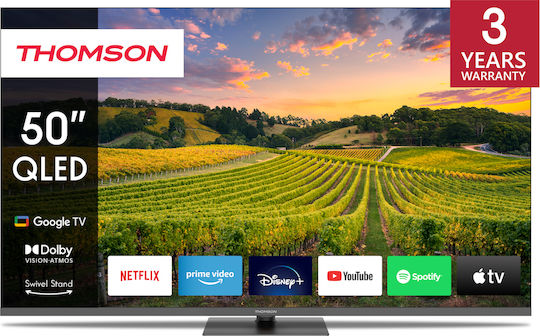 Thomson Smart Television 55" 4K UHD QLED 50QG5C14 HDR (2024) view 4