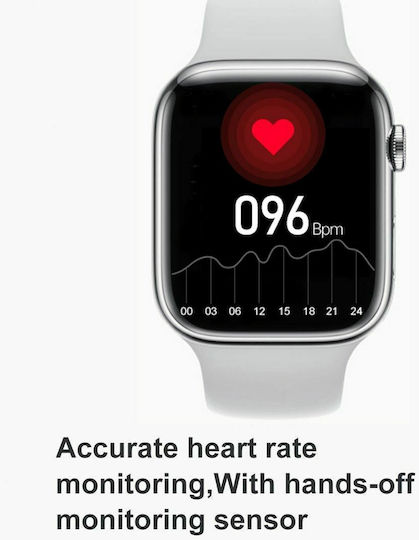 DT NO.1 DT7 38mm Smartwatch with Heart Rate Monitor (Black) view 4