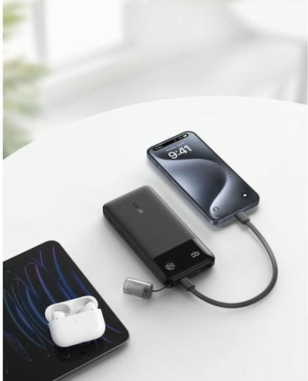 Anker Power Bank 10000mAh 22.5W with USB-C Port Black vue 2