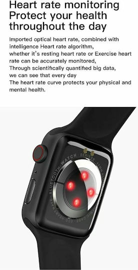 W26 Promax Smartwatch with Heart Rate Monitor (Black) view 2