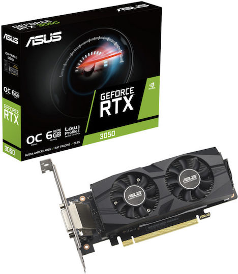 Asus GeForce RTX 3050 6GB GDDR6 LP BRK OC Edition Graphics Card view 6