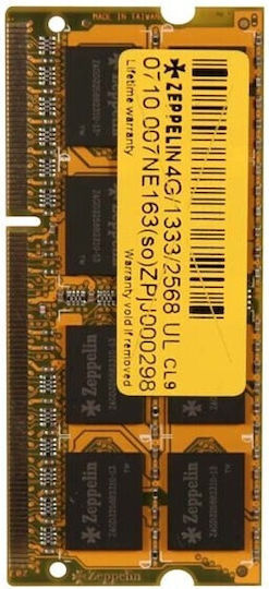 Zeppelin DDR3 with Module 1x4GB and Speed 1600 for Laptop view 1