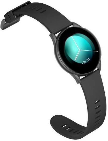 Obaku Strand Aluminium 40mm Waterproof Smartwatch with Heart Rate Monitor (Black) view 2