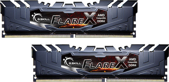 G.Skill Flare X DDR4 32GB RAM with 2x16GB Modules and Speed 3200 for Desktop F4-3200C16D-32GFX view 3