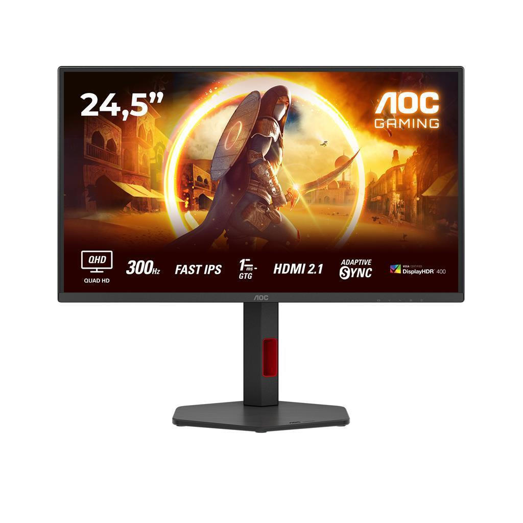 AOC Q25G4SR IPS HDR Monitor 24.5" QHD 2560x1440 300Hz with Response Time 1ms GTG