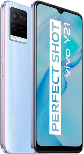 Vivo Y21 Dual SIM (4GB/64GB) Pearl White view 6