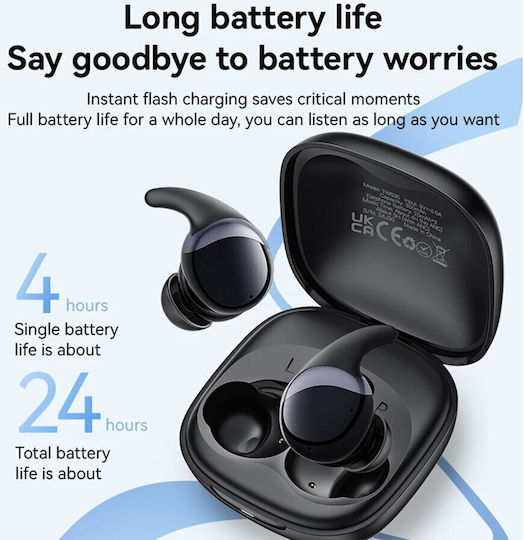 Yesido TWS30 In-ear Bluetooth Handsfree Earphones with Sweat Resistance and Charging Case Black vue 8