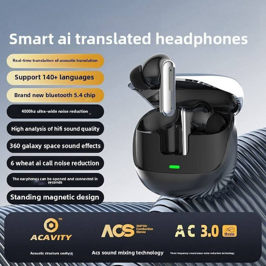 S17 In-ear Bluetooth Handsfree Earphones with Charging Case Black vista 2