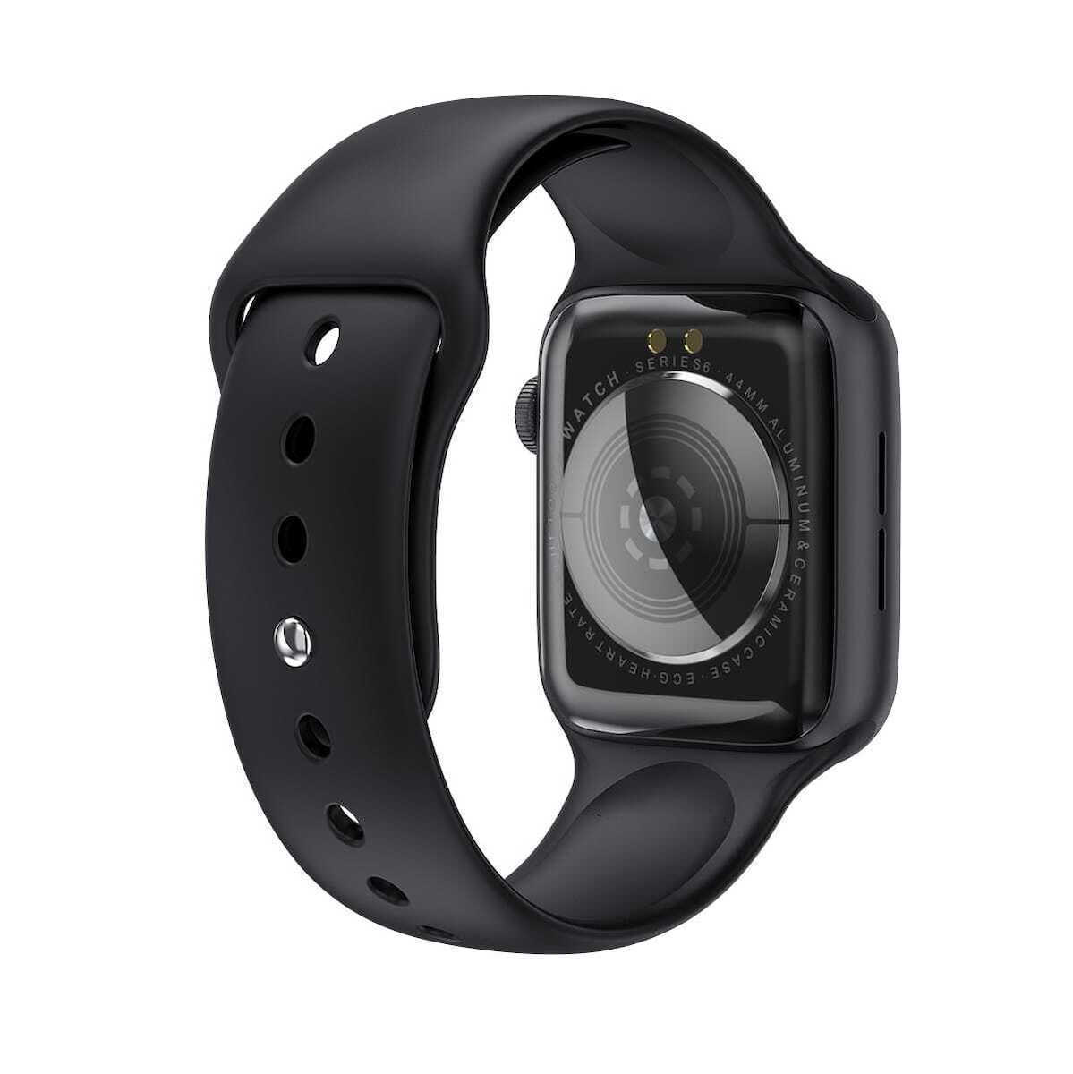 WearFiT Aluminium Smartwatch with Heart Rate Monitor (Black) vista 6