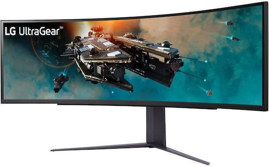 LG UltraGear 49GR85DC-B Ultrawide VA HDR Curved Gaming Monitor 49" 5120x1440 240Hz with Response Time 1ms GTG view 2
