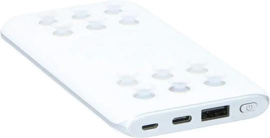 Grundig 14753 Power Bank 6000mAh 5W with USB-A Port White