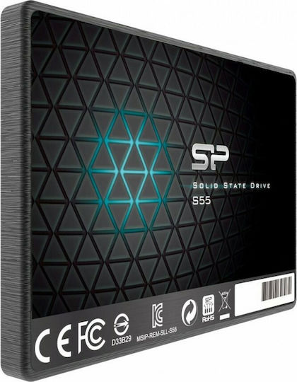 Silicon Power Slim S55 SSD 240GB 2.5'' Type with SATA III Connection SP240GBSS3S55S25 vista 4