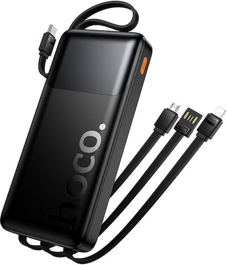Hoco J156 Power Bank 10000mAh 22.5W with USB-A Port and USB-C Port Quick Charge 3.0 Black
