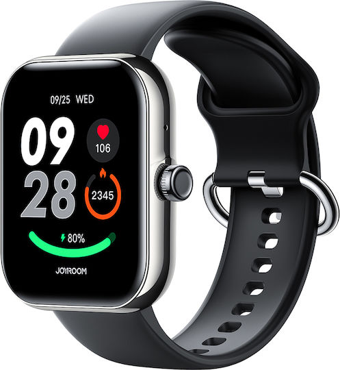 Joyroom JR-FT5 Plus Smartwatch with Heart Rate Monitor (Black) view 1