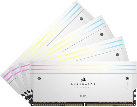 Corsair Dominator Titanium RGB XMP DDR5 64GB RAM with 4x16GB Modules and Speed 6000 for Desktop CMP64GX5M4B6000C36W view 2