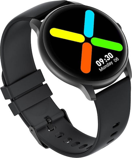 Imilab KW66 45mm Waterproof Smartwatch with Heart Rate Monitor (Black) view 3