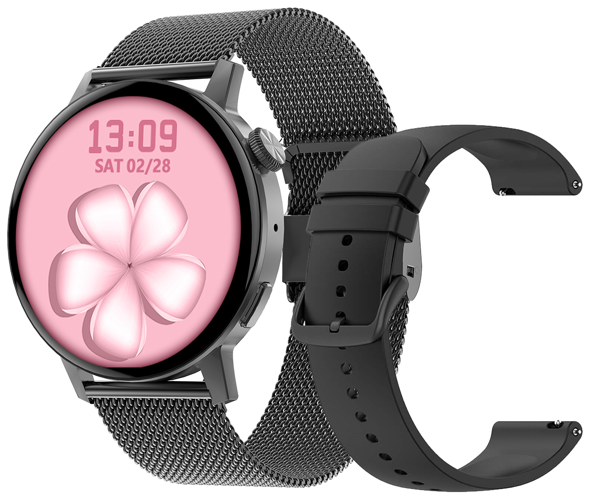 DeltaFiT Mini Smartwatch with Heart Rate Monitor (Black) view 4