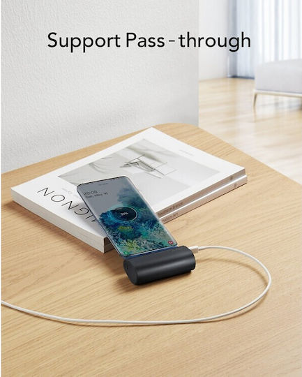 Veger V0556 Power Bank 5000mAh 20W with USB-C Port Power Delivery Black view 7