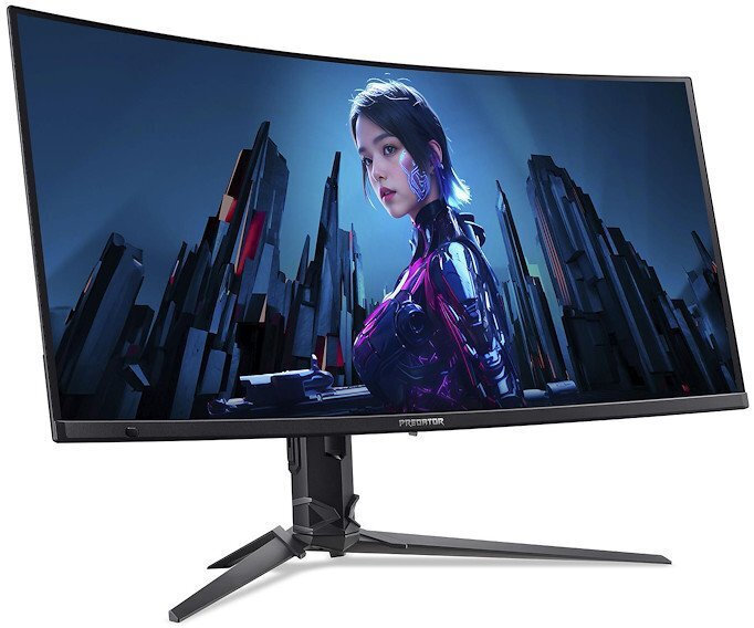 Acer UM.CXXEE.501 Ultrawide QD-OLED Curved Monitor 34" QHD 3440x1440 view 6