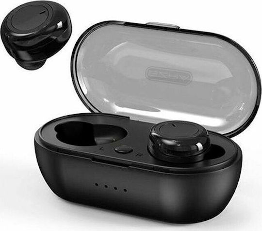 Ezra TWS06 In-ear Bluetooth Handsfree Earphones with Charging Case Black view 3