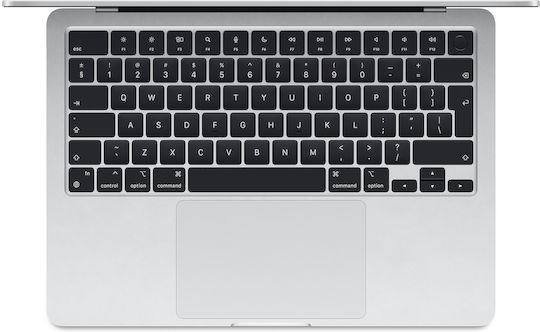 Apple MacBook Air 13" (2024) 13.6" Retina Display (M3-8-core/16GB/512GB SSD) Silver (UK Keyboard) view 2