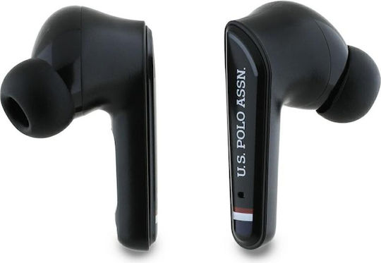 U.S. Polo Assn. Logo In-ear Bluetooth Handsfree Earphones with Charging Case Black vista 4